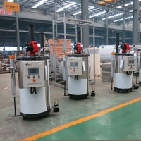 WILFORD Boiler Generator Uap Tabung Air Bertekanan Rendah Vertikal Industri Berbahan Bakar Gas 50-100kg/jam Evaporasi Terpadat