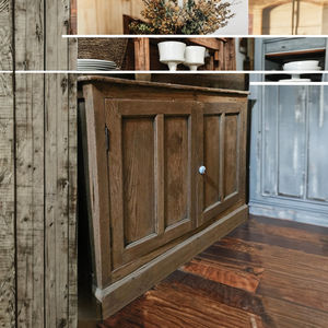 Buffet moderne de luxe en bois massif, meuble de salon avec fonctions de rangement et couleur personnalisable - Product Image 1