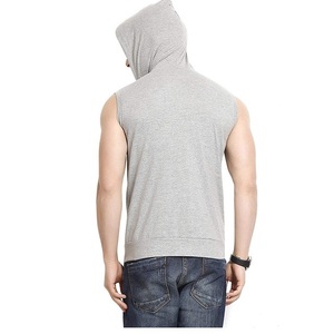 Hoodie sans manches pour homme de qualité supérieure, prix raisonnable, jersey pour homme, 100% coton - Product Image 6