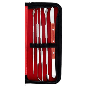 10 Pcs Wax Carving Spatula <b>Modeling</b> <b>Kit</b> Dental Lab Sculpting Tools Double Ended Stainless Steel Wax Carver Set - Product Image 4