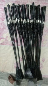 แส้ขี่ม้า ยาว 65 ซม. ด้ามไฟเบอร์กลาสและด้ามจับยาง ขายส่งแส้สำหรับขี่ม้า แส้สำหรับแข่งม้า - Product Image 6