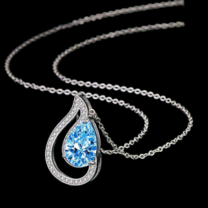 Collar de Hip Hop con Colgante de Diamantes Engastados en Rodio y Acero Inoxidable de Lujo al Mejor Precio, Joyería Unisex de Moda, Proveedor Mayorista - Product Image 3