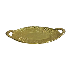 Elegant Modern Table Decoration Aluminium <b>Tray</b> Designer Metal <b>Tray</b> <b>Gold</b> Color Finished for Decor & <b>Serving</b> Accessories - Product Image 3