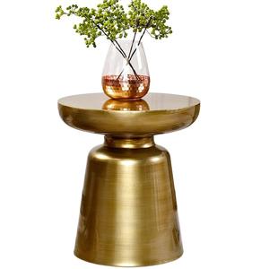 Table d'appoint métallique traditionnelle très demandée pour bureau, salon, café - Table de support durable et écologique en aluminium pour café et collations - Product Image 1