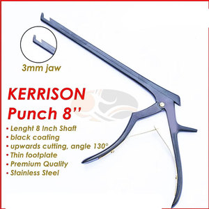 เครื่องมือผ่าตัดประสาทวิทยา Kerrison Rongeur ความแม่นยำสูง แบบใช้มือ  หัวเจาะขนาด 1 มม./2 มม./3 มม. ปลาย 45 องศา ใช้ซ้ำได้ - Product Image 4