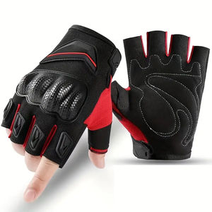 Gants de sport d'extérieur, antidérapants, résistants à l'usure, demi-doigts, compatibles écran tactile, pour moto, sans doigts, prix de gros - Product Image 1
