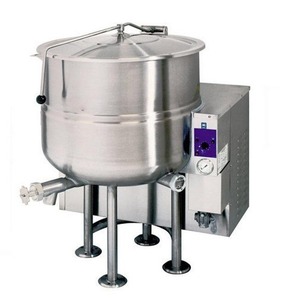 Chaudière à double enveloppe électrique et à vapeur de qualité supérieure pour cuisine commerciale et usine de transformation alimentaire à vendre - Product Image 2
