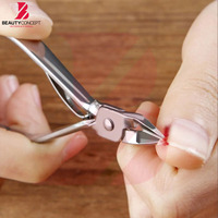 Coupe-ongles professionnels OEM personnalisés en acier inoxydable, pince à ongles ergonomique, résistante à la rouille, meilleure vente