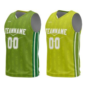 Teamname Basketball Uniform Sublimated Sleeveless Jersey and <b>Shorts</b> Set Moisture Wicking Athletic Fit Adult Unisex Green - Product Image 3