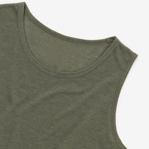 Camiseta sin Mangas para Mujer, Talla Grande, Verano, Color Sólido, Personalizada, de Alta Calidad, Transpirable, Ligera, Tendencia, Venta Caliente, Logotipo Personalizado, Varias Tallas - Product Image 3