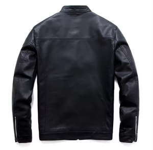 แจ็คเก็ตหนังเทียม PU สไตล์คลาสสิกสำหรับเด็กผู้ชาย ดีไซน์ใหม่ปี 2026 - Product Image 3