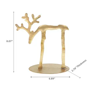 Plumes de paon de luxe de haute qualité, Décoration de jardin Arc Regal, Lapin dans un cercle de trèfles, Accent de printemps, Cerf, Arbre de famille, Vie forestière - Product Image 3