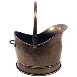 Elegante Cubo para Carbón con Acabado Dorado, Ligero, Tradicional, de Hierro y Metal, para Chimeneas, Jardín y Exteriores - Product Image 6