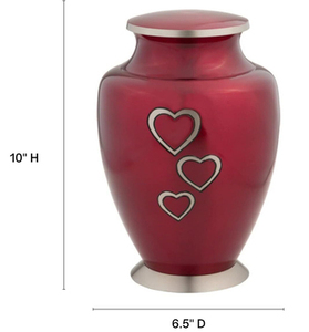 Wholesale Metal Cremation Urns <b>for</b> Adult Human <b>Ashes</b> Modern Design Funeral Supplies <b>Casket</b> Memorial Keepsake - Product Image 2