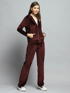 Conjunto Deportivo de 2 Piezas de Terciopelo 100% Algodón, Personalizado al por Mayor, Cortavientos, Transpirable, con Capucha, para Mujer, Invierno, Ecológico - Product Image 4