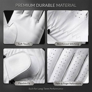 Superior Grip Golf <b>Gloves</b> Suitable For Men Women Comfortable Soft Palm Area Velcro Strap Closure <b>Type</b> <b>Gloves</b> OEM Service - Product Image 3