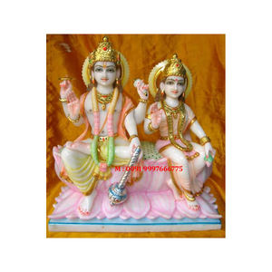 Estatua de Laxmi Vishnu hecha a mano en mármol, hermosa, para decoración del hogar, oficina y templo, y para fines de culto, escultura al mejor precio. - Product Image 6
