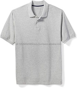 Polo T-shirt personnalisé avec logo brodé 2021 pour hommes, vente en gros directe d'usine, polo de golf personnalisé - Product Image 1