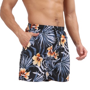 Novedad de verano, pantalones cortos holgados para hombre, pantalones cortos deportivos de playa estampados de doble capa, pantalones cortos Capris de secado rápido de talla grande - Product Image 5