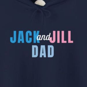 Sweat-shirt à capuche bleu avec motif 'Dad', en polaire doux, à manches longues, décontracté, pour l'hiver, vêtement de mode - Product Image 3