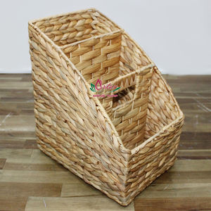 Artex Dong Thap Factory Handicraft <b>Magazine</b> Rack Seagrass Water Hyacinth Crafts <b>Storage</b> Racks And Shelves - Product Image 1