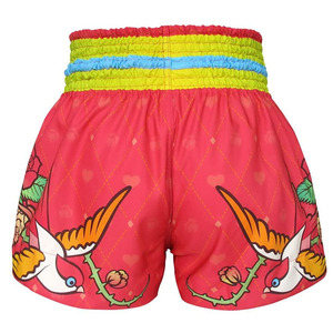 Pantalones Cortos de Muay Thai Sublimados, Ropa Deportiva Profesional, Elástica, de Secado Rápido, para Entrenamiento de Boxeo, MMA y Lucha - Product Image 4