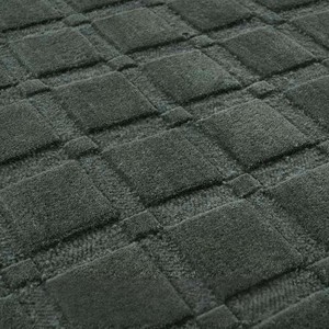 Modern Charcoal Gray Textured Rug Geometric Hand Tufted Area Rug Woolen Carpet Minimalist Contemporary Home Decor <b>Floor</b> Covering - Product Image 3