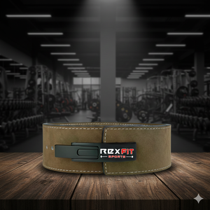 เข็มขัดยกน้ำหนักหนังแท้ Rexfit Sports สำหรับผู้ชาย เพาะกายและฝึกความแข็งแรง รองรับหลัง ปรับระดับได้ด้วยหัวเข็มขัด - Product Image 2