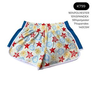 Shorts de plage décontractés pour hommes, taille mi-haute élastique en polyester, pour le surf et la natation, avec poche arrière, écologiques et personnalisables - Product Image 3