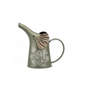 Regadera Metálica con Forma de Elefante, Acabado Galvanizado, Herramienta de Jardinería Duradera - Product Image 5