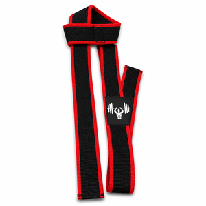 Custom Black Red Weightlifting <b>Straps</b> Heavy Duty Gym <b>Lifting</b> Wrist <b>Straps</b> Cotton Workout <b>Straps</b> <b>for</b> Bodybuilding - Product Image 1