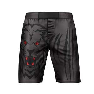 <b>Make</b> <b>Your</b> <b>Own</b> Custom MMA Shorts Blue Gold Tribal Design Durable Polyester Fight Wear All Seasons Boxing Training Gear - Product Image 6