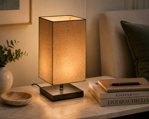 Lampe de Chevet Moderne Simple, Lampe de Bureau Artistique et Personnalisée pour Chambre et Bureau, Lampe LED Créative et Tendance pour Salon, en Acier Inoxydable - Product Image 4