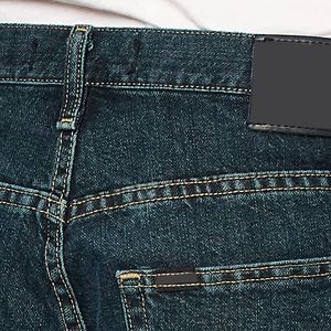 Shorts en jean mi-longs pour hommes 100 % coton délavé style décontracté taille élastique couleur unie – Short en jean décontracté pour homme style été - Product Image 4