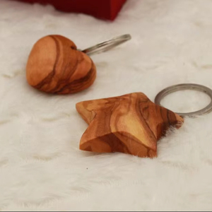 Tradebyd Eco Friendly Wooden Keychain Fashionable <b>Key</b> <b>Ring</b> for Daily Use - Product Image 1