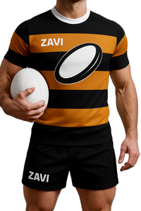 Nouveaux ensembles de maillots et shorts de rugby sublimés 2026 – Tenues d'entraînement personnalisées pour hommes, femmes, écoles et clubs - Product Image 2