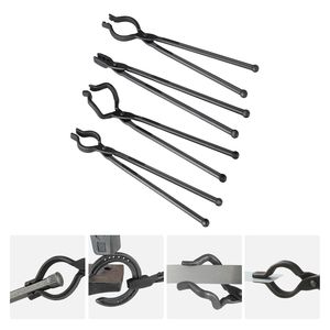 Set di 4 Pinze in Acciaio al Carbonio (18FT) per Fabbri, Pinze a V, Pinze a Becco di Lupo, Pinze a Z, Pinze a V-Bit, Pinze di Presa - Product Image 6