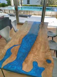 Best Selling Exclusive Epoxy <b>Resin</b> <b>Top</b> Center <b>Table</b> Customized Wooden <b>Top</b> Coffee <b>Table</b> Modern Living Room Decorative Epoxy <b>Table</b> - Product Image 6