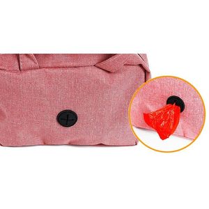 Borsa Elegante per lo Smaltimento dei Rifiuti degli Animali Domestici con Porta Guinzaglio e Dispenser per Sacchetti Igienici - Product Image 3
