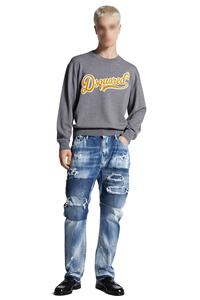 Jeans rasgados lavados con ácido para hombres para uso diario y casual - Product Image 3
