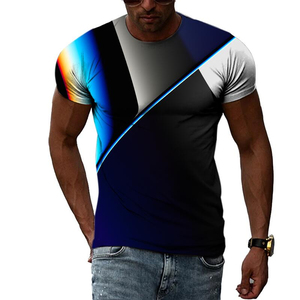 T-shirt graphique pour homme avec logo personnalisé, de haute qualité, très vendu, avec impression numérique, pour un style décontracté. - Product Image 4