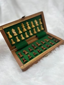 ILAHI's Eco-Friendly Rustic Polished Rectangle <b>Chess</b> <b>Board</b> Game 100% Handmade Pure Wood Animal/Love Style Customized Size <b>Chess</b> - Product Image 6