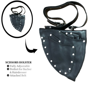 <b>Hairdresser</b> Scissor <b>Case</b> Hot Selling Direct Factory Supply Barber Holster Leather <b>Case</b> in Variety of Colors - Product Image 2