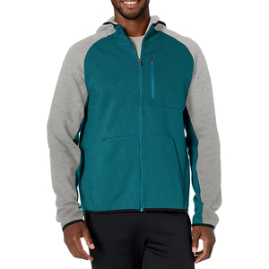 Sudadera con capucha para hombre con cremallera completa, tela de algodón premium, cómoda, diseño ligero, ideal para uso casual. - Product Image 1