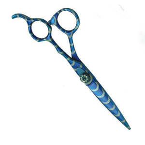 Professional <b>Top</b> Trending Blue Camouflage Hair Cutting Scissors Stainless Steel Barber Salon Hairdressing <b>Shears</b> - Product Image 3