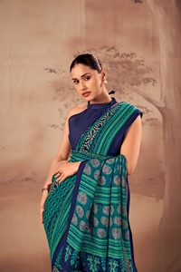Indian Traditional Ethnic Printed Designer <b>Saree</b> for Casual Daily Wear and Festive Function for Women Fancy Trendy Outfit - Product Image 5