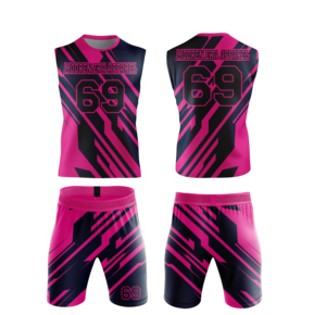 Tenues de football 7v7 personnalisées, respirantes, légères, sublimées, en jersey 100% polyester, pour les jeunes joueurs américains lors des tournois. - Product Image 1
