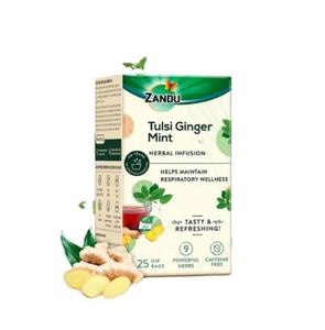Tulsi <b>ginger</b> <b>mint</b> herbal extract liquid wild cultivation bottle ayurvedic wellness refreshing tonic natural therapy holistic car - Product Image 3