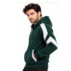Sudadera con capucha y cremallera para hombre, personalizada, con cremallera completa, de calidad, moderna, informal, deportiva, fabricante OEM ODM, proveedor mayorista - Product Image 3