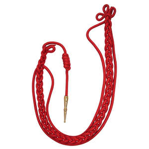 High Quality Ceremonial Uniform Aiguillettes Cords and Tips | Ceremonial Metal Tips Four Seasons Use Custom OEM - Product Image 1